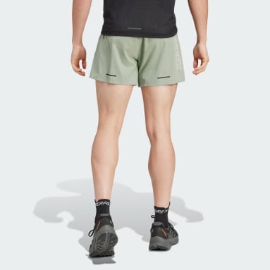 Adidas mens running shorts green cheap
