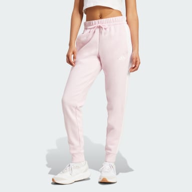 Essentials 3-Stripes Fleece Slim Pants