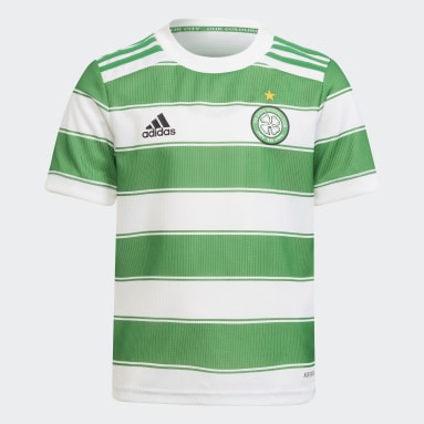 Kinder Fußball Celtic FC 21/22 Mini-Heimausrüstung Weiß