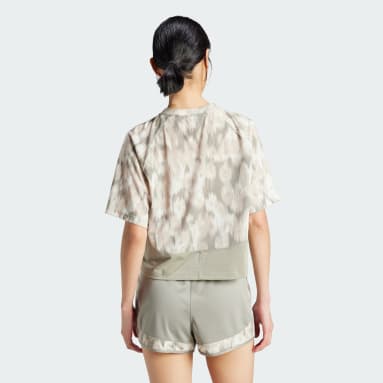 Train Essentials Allover Print Flower Tie-Dye T-Shirt