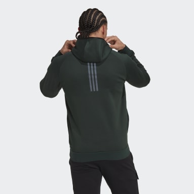 Men Sportswear Green X-City Full-Zip Hoodie