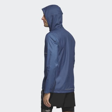 Campera Own the Run Azul Hombre Running