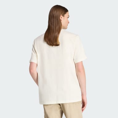 เสื้อยืดทรงหลวมลายโมโนแกรม