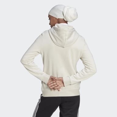 Frauen Sportswear LOUNGEWEAR Essentials Logo Fleece Hoodie Beige