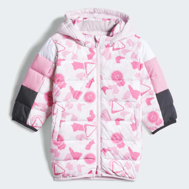 Infants Training Pink 롱 다운 재킷