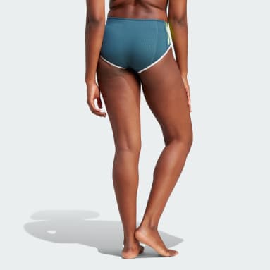 Women Running Turquoise Adizero Promo Running Distance Briefs