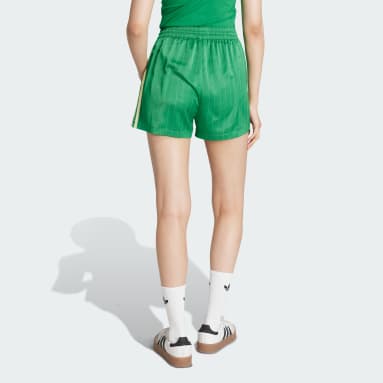 adidas Originals Pin-stripe Satin Shorts