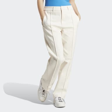 Blue Version Club High-Waisted Pants Bialy