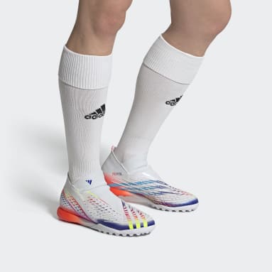 Calzado de Fútbol Predator Edge.1 Pasto Sintético Blanco Fútbol