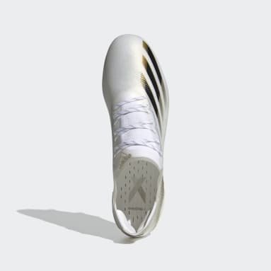 Calzado de Fútbol X Ghosted.1 césped natural húmedo Blanco Hombre Fútbol