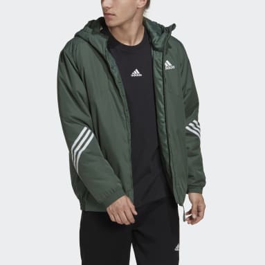 Men Sportswear Green Back to Sport Hooded Jacket