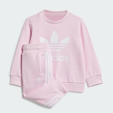 Infants Originals Pink Crew Sweatshirt Set
