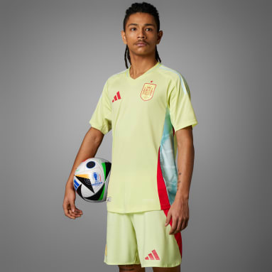Camiseta segunda equipación España 2024 Authentic Amarillo Hombre Fútbol