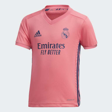 Real Madrid 20/21 Away Mini Kit Różowy