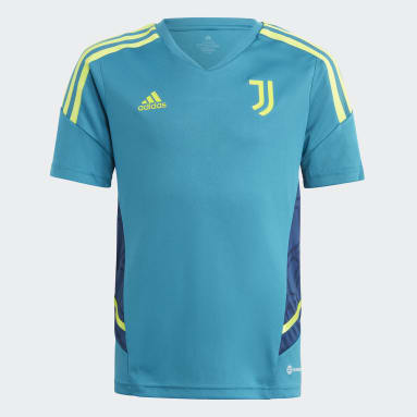 Kids Football Turquoise Juventus Condivo 22 Training Jersey