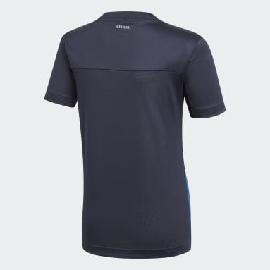 T-shirt Equipment Blu Ragazzo Sportswear