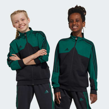 Barn Sportswear Grön Tiro Trackjacket Barn