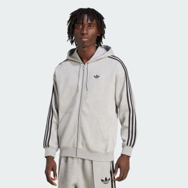 Moletom com Capuz Adidas Adicolor Oversized com Zíper Total
