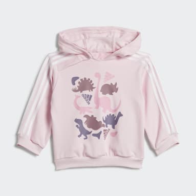 Tuta Dino Camo Allover Print French Terry Rosa Bambini Sportswear