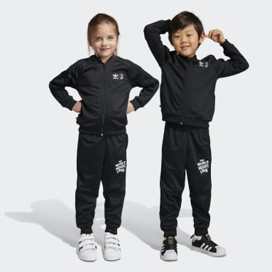 키즈 originals Black 아디다스 오리지널스 x 앙드레 사라이바 트랙수트