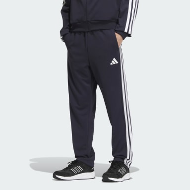 3S 레귤러 핏 더블니트 오픈헴 트랙 팬츠