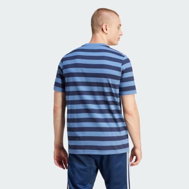 T-shirt Nice Striped Blu Uomo Originals