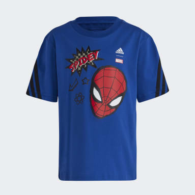 Kluci Sportswear modrá Tričko adidas x Marvel Spider-Man