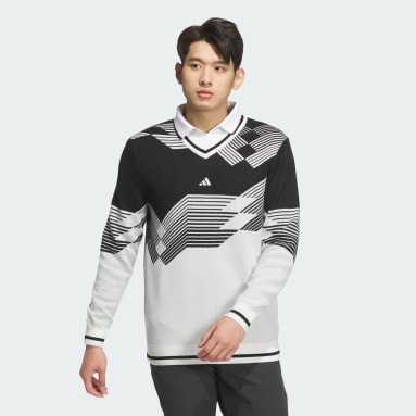 니트 브이-넥 롱 슬리브 풀오버 스웨터