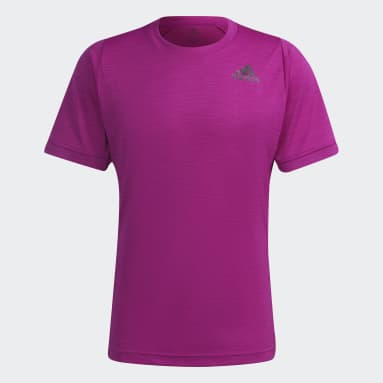 Adidas pink tennis shirt hotsell
