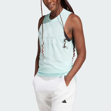 Women Sportswear Turquoise adidas Sportswear Future Icons Winners 3.0 Tank Top