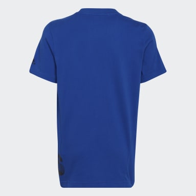 T-shirt Logo Blu Ragazzo Sportswear