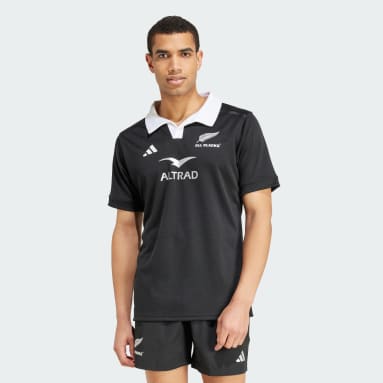 Maillot de rugby manches courtes All Blacks AEROREADY