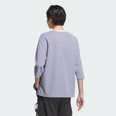 カレッジ ルーズフィット ピケ 3/4袖（七分袖）Tシャツ