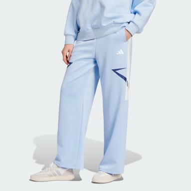 티로 컷 3S 컬러블록 와이드 레그 팬츠