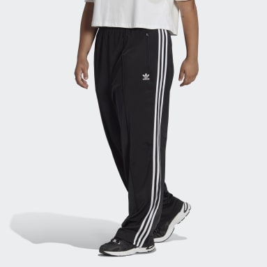 Ženy Originals čierna Tepláky Adicolor Classics Firebird (plus size)