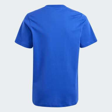 Remera Essentials Big Logo Algodón Azul Niño Sportswear