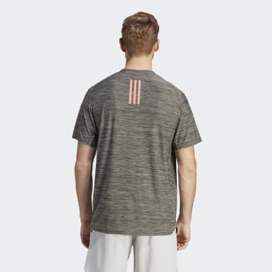 Men Gym & Training Green Train Essentials Seasonal Stretch Training Tee