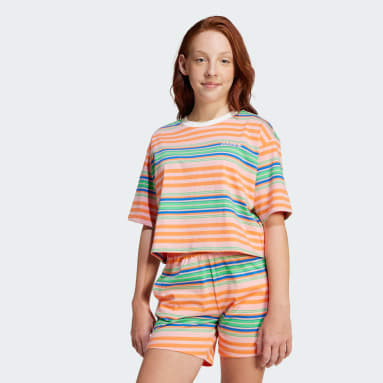 Polera Corta a Rayas Kids