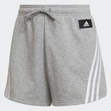 Shorts Future Icons 3 Tiras Gris Mujer Sportswear