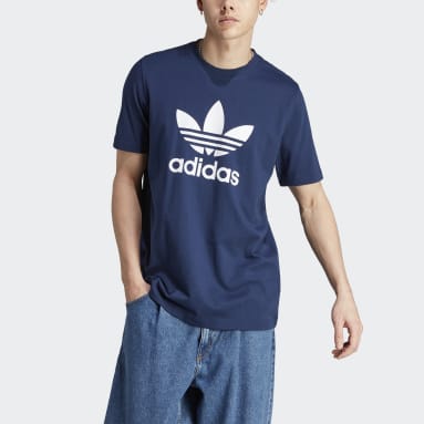 T-shirt Adicolor Classics Trèfle Bleu Hommes Originals