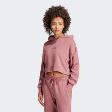 Camisola com Capuz em Moletão 3-Stripes ALL SZN