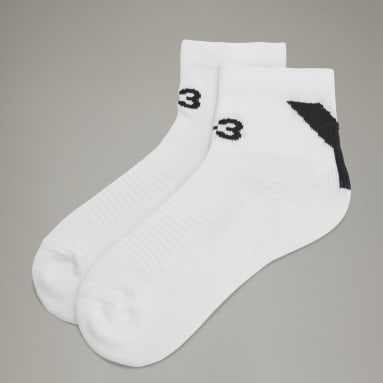 Y-3 White Y-3 Lo Socks
