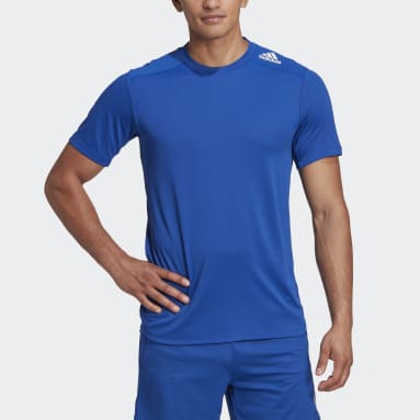 Camiseta Designed 4 Training HEAT.RDY HIIT Azul Hombre Gimnasio Y Entrenamiento