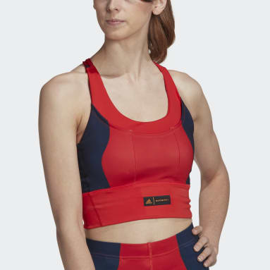 Dames Fitness En Training rood Marimekko Medium-Support Pocket Beha