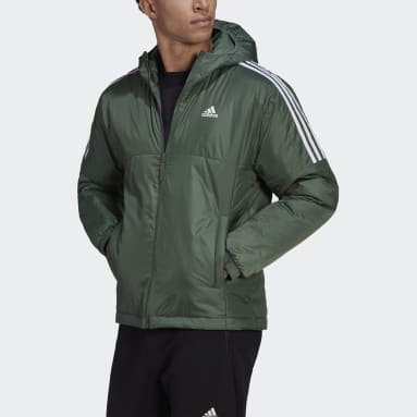 Herr Sportswear Grön Essentials Insulated Hooded Jacket