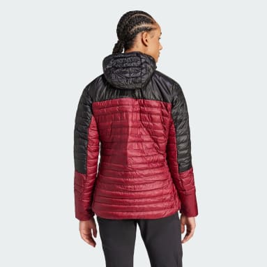 Terrex Techrock Down Hooded Jakke Burgendur