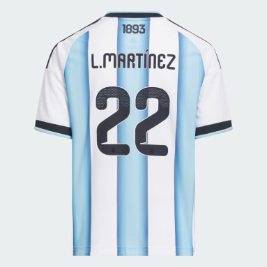 Argentina 26 Home Martinez Kids Jersey