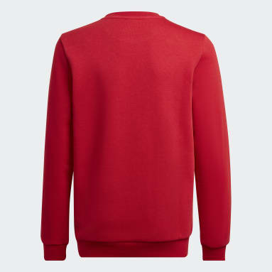 Kinder Originals FC Bayern München Essentials Trefoil Sweatshirt Rot