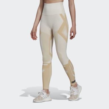 adidas Formotion Sculpt Two-Tone Tights - Orange