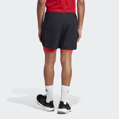 Power Workout Two-in-One Shorts Svart